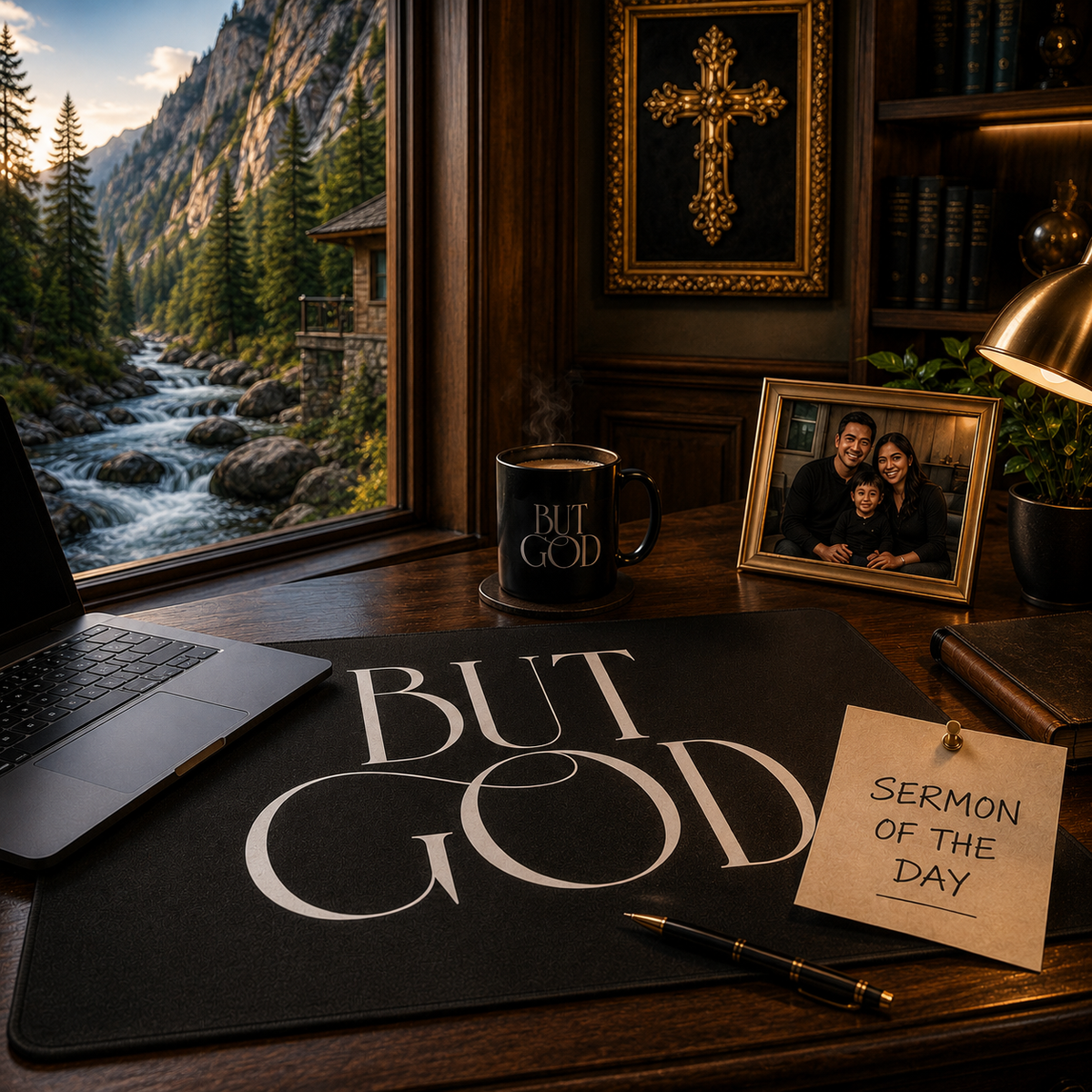 But God Mouse Pad