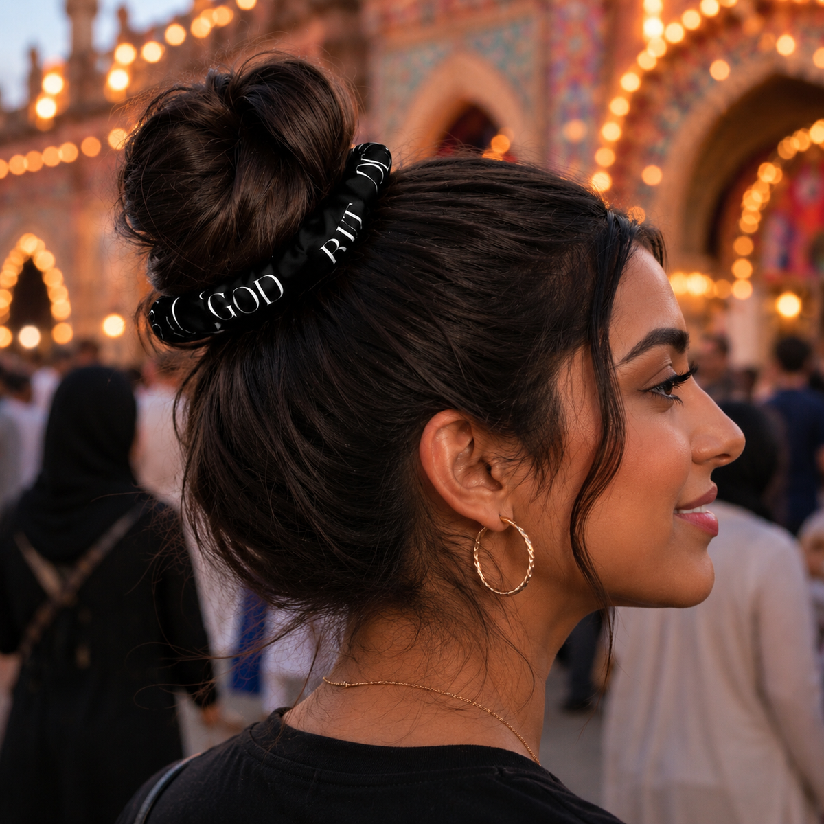 But God Black Scrunchie
