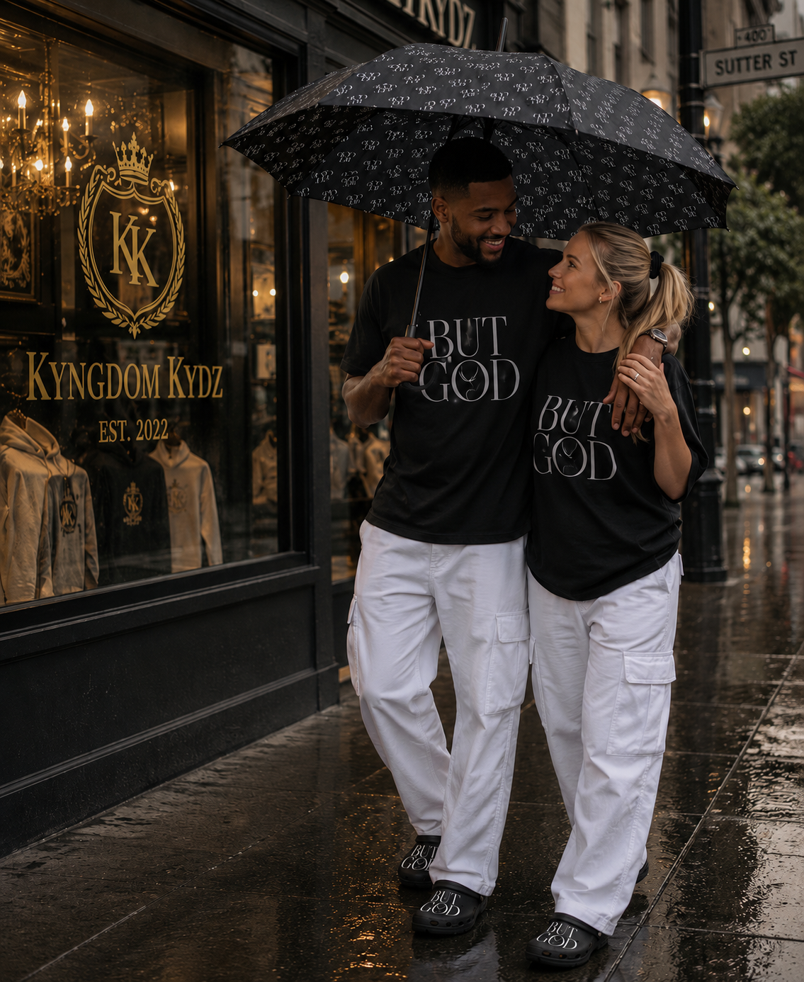 But God Black Umbrella