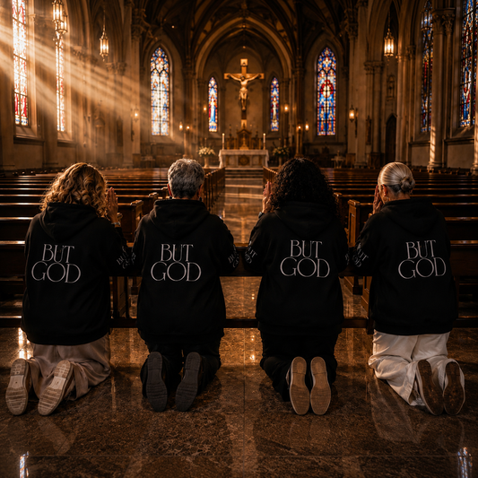 But God Signature Hoodie- Front & Back
