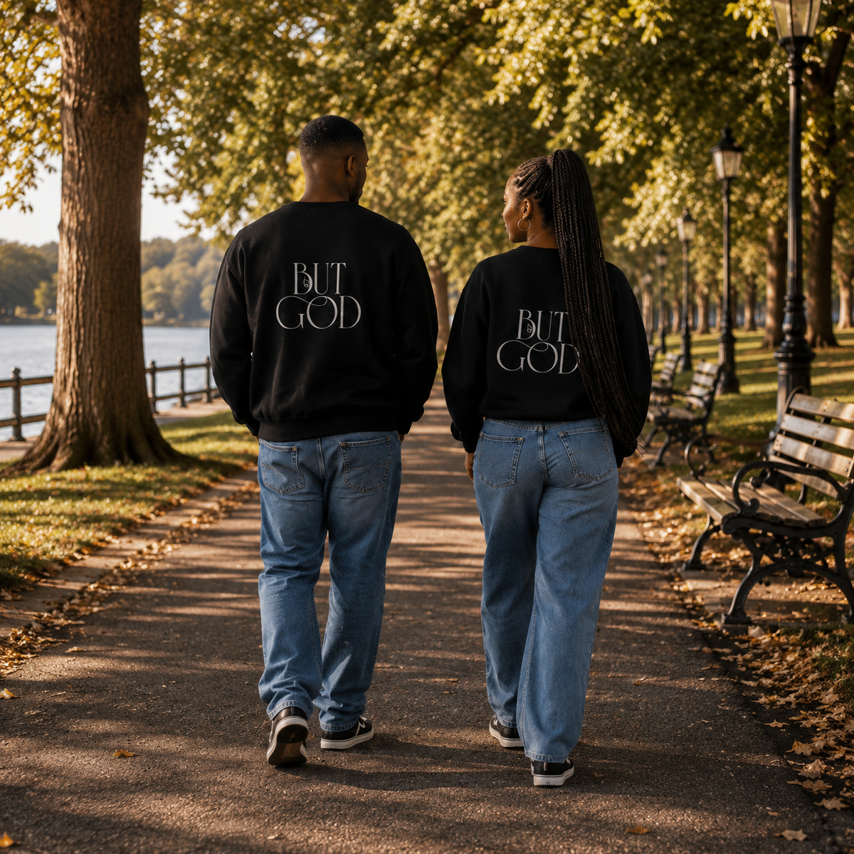 But God Signature Heavy Blend Hoodie