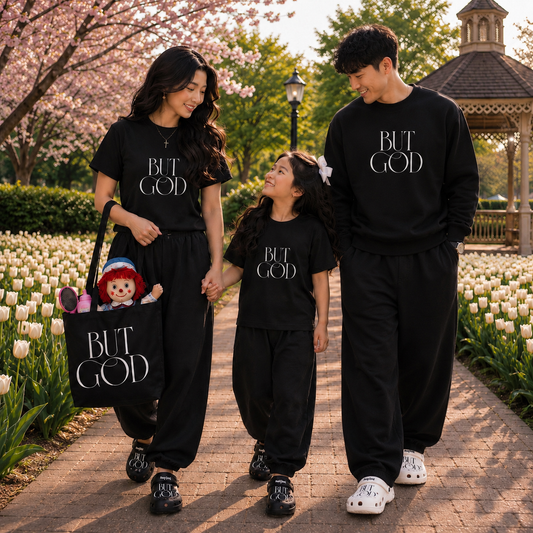 But God Balck Tote Bag