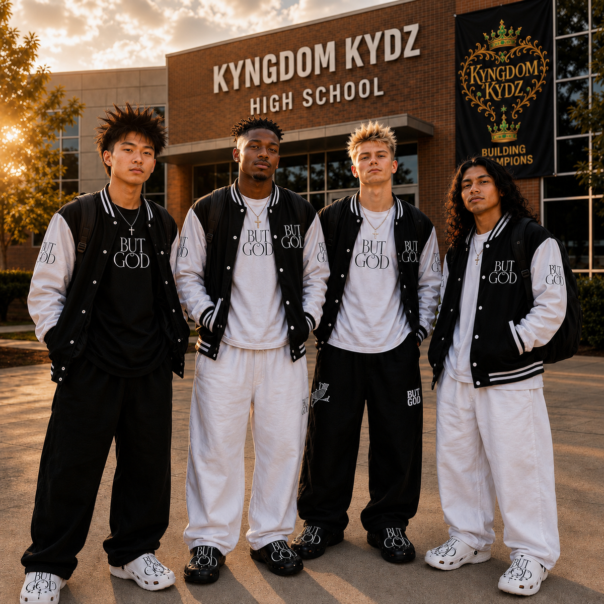 But God Letterman Jacket — Christian Varsity Jacket
