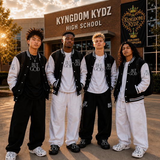 But God Letterman Jacket — Christian Varsity Jacket