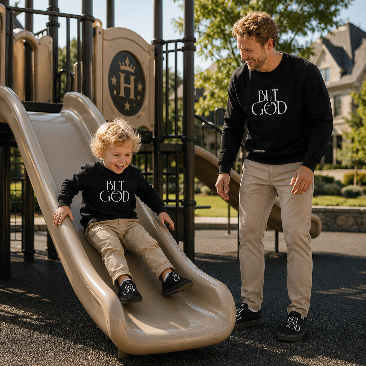 But God Toddler Sweatshirt